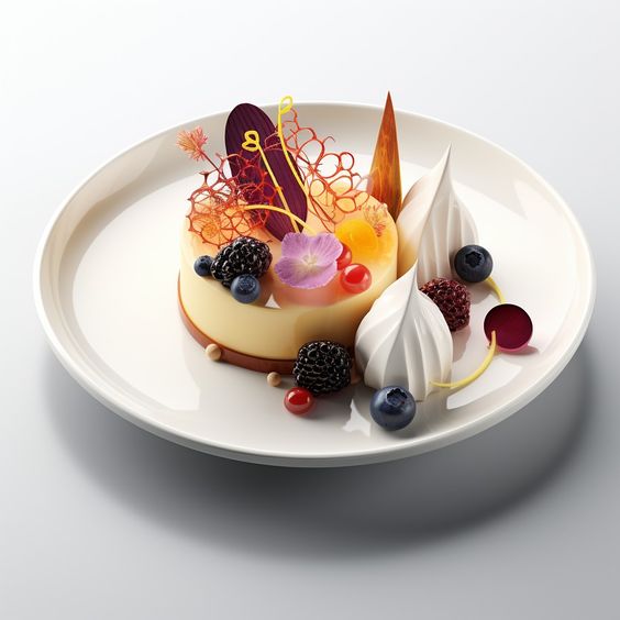 dessert plating ideas