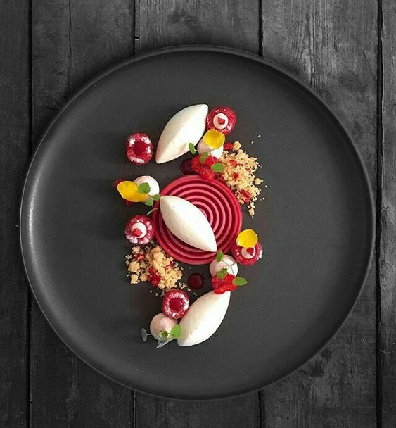 dessert plating ideas