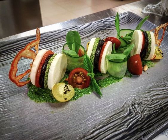 plating for appetizer