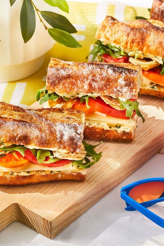 plating ideas for sandwiches