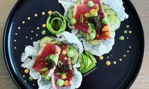 salad plating