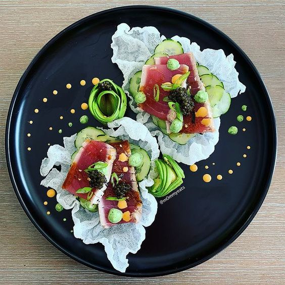 salad plating